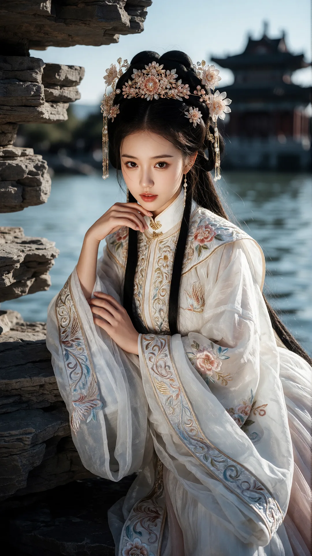 画面风格：新中式唯美摄影风格，采用高清晰度与高分辨率呈现，光影过