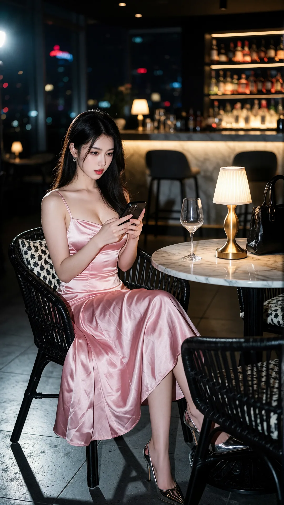 画面风格：现代都市时尚摄影风格，高清晰度与高分辨率呈现，光影对比